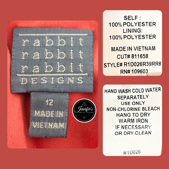 Rabbitt Rabbit Rabbit Designs Coral Floral Keyhole Chiffon Maxi Dress Size 12 - Picture 14 of 16